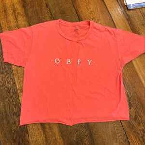 Obey Vibrant Coral Tee